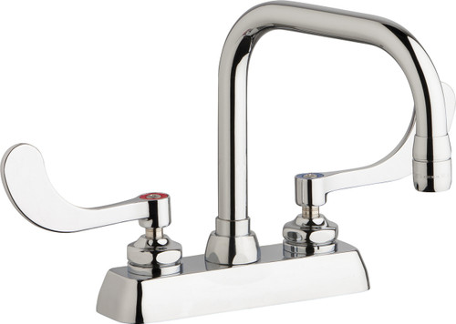  Chicago Faucets (W4D-DB6AE35-317AB) Hot and Cold Water Workboard Sink Faucet