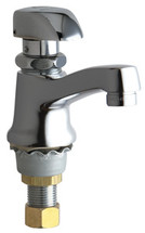Chicago Faucets (335-E12HOTABCP)  Single Supply Metering Sink Faucet