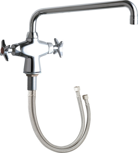 Chicago Faucets (931-L12ABCP) Hot and Cold Water Mixing Faucet