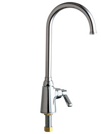 Chicago Faucets (350-GN2FCABCP)  Single Supply Sink Faucet