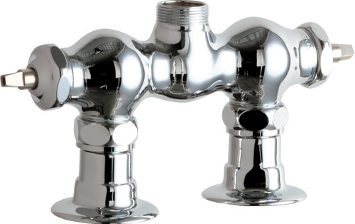  Chicago Faucets (772-LESHAB) Hot and Cold Water Sink Faucet