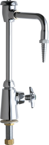  Chicago Faucets (928-HWCP) Single Inlet Hot Water Faucet with Vacuum Breaker