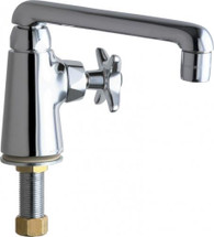Chicago Faucets (926-ABCP) Deck-mounted manual laboratory faucet, single-hole, single-supply