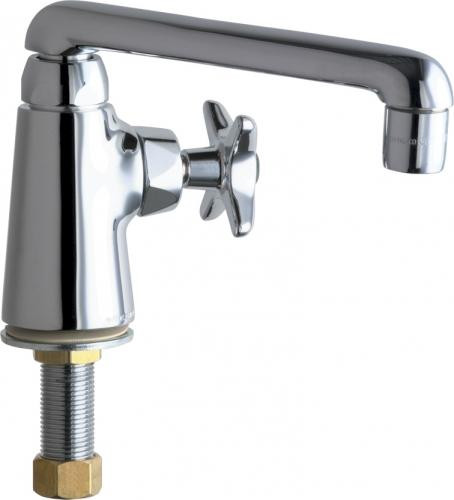  Chicago Faucets (926-ABCP) Deck-mounted manual laboratory faucet, single-hole, single-supply