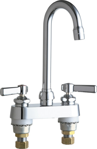  Chicago Faucets (895-E73-ABCP) Hot and Cold Water Sink Faucet