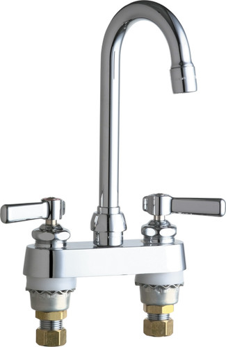  Chicago Faucets (895-XKE72ABCP) Hot and Cold Water Sink Faucet