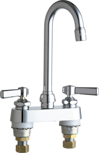  Chicago Faucets (895-ABCP) Hot and Cold Water Sink Faucet