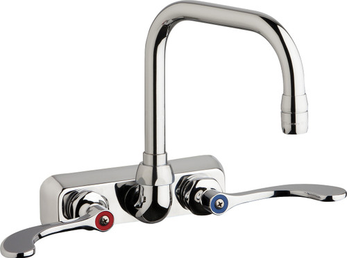  Chicago Faucets (W4W-DB6AE35-317AB) Hot and Cold Water Workboard Sink Faucet
