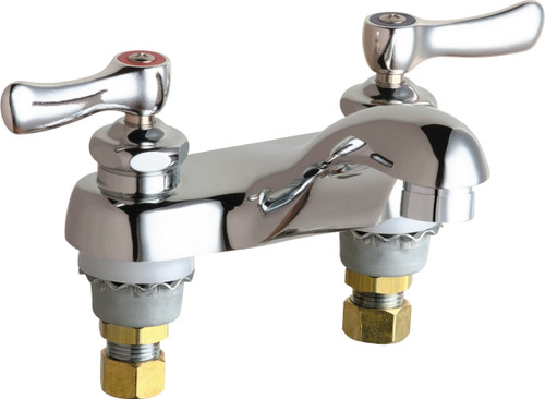 Chicago Faucets (802-VE2805ABCP) Hot and Cold Water Sink Faucet