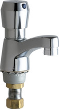 Chicago Faucets (333-E2805-665PSHAB)  Single Supply Metering Sink Faucet