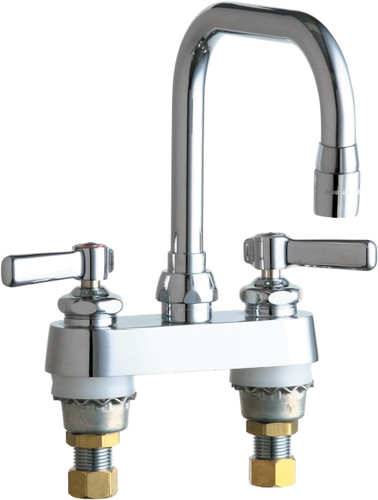  Chicago Faucets (526-E3ABCP) Hot and Cold Water Sink Faucet