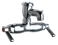 Chicago Faucets (305-VBLEA) Hot and Cold Water Sink Faucet