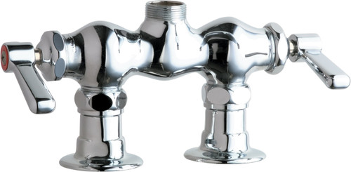  Chicago Faucets (772-LESAB) Hot and Cold Water Sink Faucet