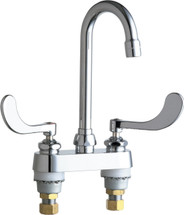 Chicago Faucets (895-E73-317ABCP) Hot and Cold Water Sink Faucet