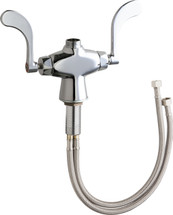 Chicago Faucets (50-LES317XKAB) Hot and Cold Water Mixing Sink Faucet