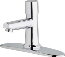 Chicago Faucets (3500-8E2805ABCP) Single Supply Metering Sink Faucet