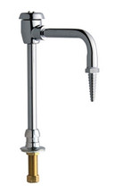 Chicago Faucets (626-GN2BVBE7CP) Remote Rigid/Swing Gooseneck Spout