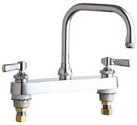 Chicago Faucets (527-XKABCP) Hot and Cold Water Sink Faucet