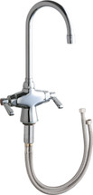 Chicago Faucets (50-E35-XKABCP) Hot and Cold Water Mixing Sink Faucet