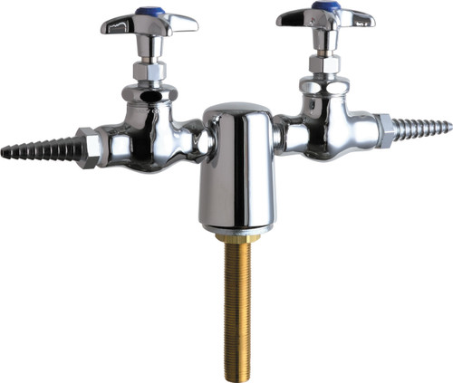  Chicago Faucets (981-937CH957-3KAGV) Turret with Two Needle Valves