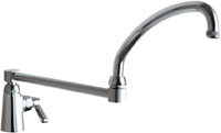 Chicago Faucets (350-DJ21ABCP) Single Supply Sink Faucet