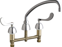 Chicago Faucets (201-AE35-317XKABCP) Concealed Hot and Cold Water Sink Faucet