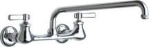 Chicago Faucets (540-LDL12E1WXFABCP) Hot and Cold Water Sink Faucet