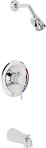 Chicago Faucets (SH-PB1-06-100) Pressure Balancing Tub and Shower Valve with Shower Head
