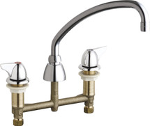 Chicago Faucets (201-AE35-1000ABCP) Concealed Hot and Cold Water Sink Faucet