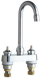  Chicago Faucets (895-E35LEHAB) Hot and Cold Water Sink Faucet