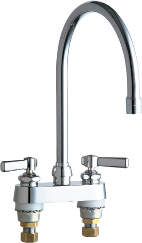  Chicago Faucets (895-GN8AE72ABCP) Hot and Cold Water Sink Faucet