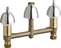 Chicago Faucets (201-ALESHAB) Concealed Hot and Cold Water Sink Faucet
