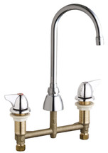 Chicago Faucets (201-AGN2AE3-1000AB) Concealed Hot and Cold Water Sink Faucet