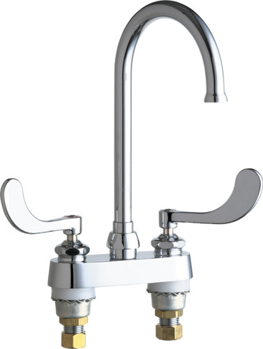  Chicago Faucets (895-317GN2FCAB) Hot and Cold Water Sink Faucet