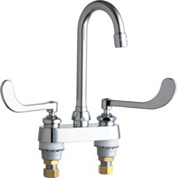  Chicago Faucets (895-319ABCP) Hot and Cold Water Sink Faucet