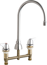 Chicago Faucets (201-GN8AE29-1000AB) Concealed Hot and Cold Water Sink Faucet