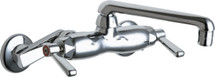 Chicago Faucets (445-ABCP)  Hot and Cold Water Sink Faucet