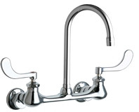  Chicago Faucets (631-GN2AE3VPABCP) Hot and Cold Water Sink Faucet