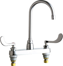 Chicago Faucets (1100-G2E3-317AB) Hot and Cold Water Sink Faucet