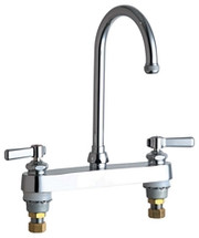 Chicago Faucets (527-GN2AE1ABCP) Hot and Cold Water Sink Faucet