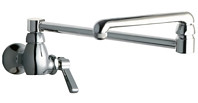 Chicago Faucets (332-DJ18E1ABCP) Single Supply Sink Faucet