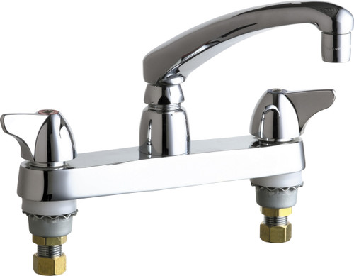  Chicago Faucets (1100-ABCP) Hot and Cold Water Sink Faucet