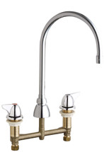 Chicago Faucets (201-AGN8AE3-1000AB) Concealed Hot and Cold Water Sink Faucet