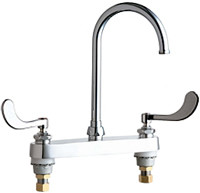  Chicago Faucets (527-GN2A317ABCP)  Hot and Cold Water Sink Faucet