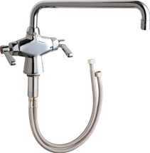 Chicago Faucets (51-L12ABCP) Hot and Cold Water Mixing Sink Faucet