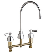 Chicago Faucets (201-AGN8AE2805FAB) Concealed Hot and Cold Water Sink Faucet