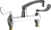 Chicago Faucets (1100-E35-317XKABCP) Hot and Cold Water Sink Faucet