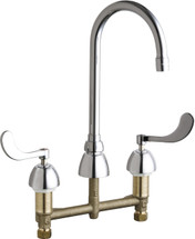 Chicago Faucets (786-E3ABCP) Concealed Hot and Cold Water Sink Faucet