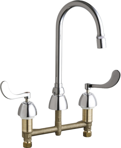  Chicago Faucets (786-E73XKABCP) Concealed Hot and Cold Water Sink Faucet