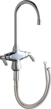 Chicago Faucets (50-E35VPABCP) Hot and Cold Water Mixing Sink Faucet